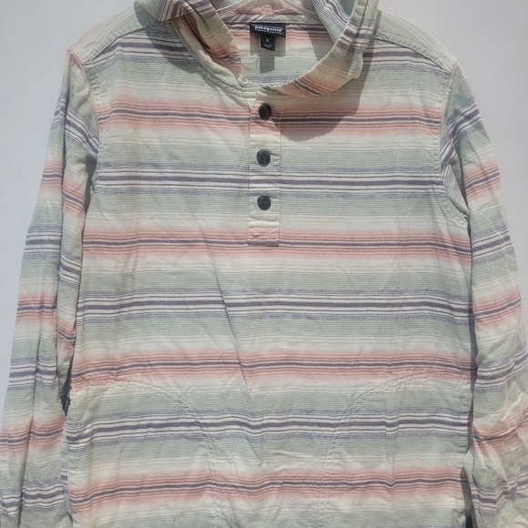 Patagonia Striped Hooded Pullover - Picture 7 of 10